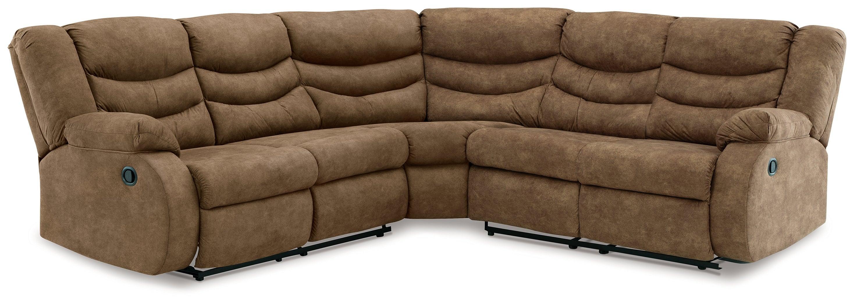 Partymate Brindle 2-Piece Reclining Sectional - Image 2