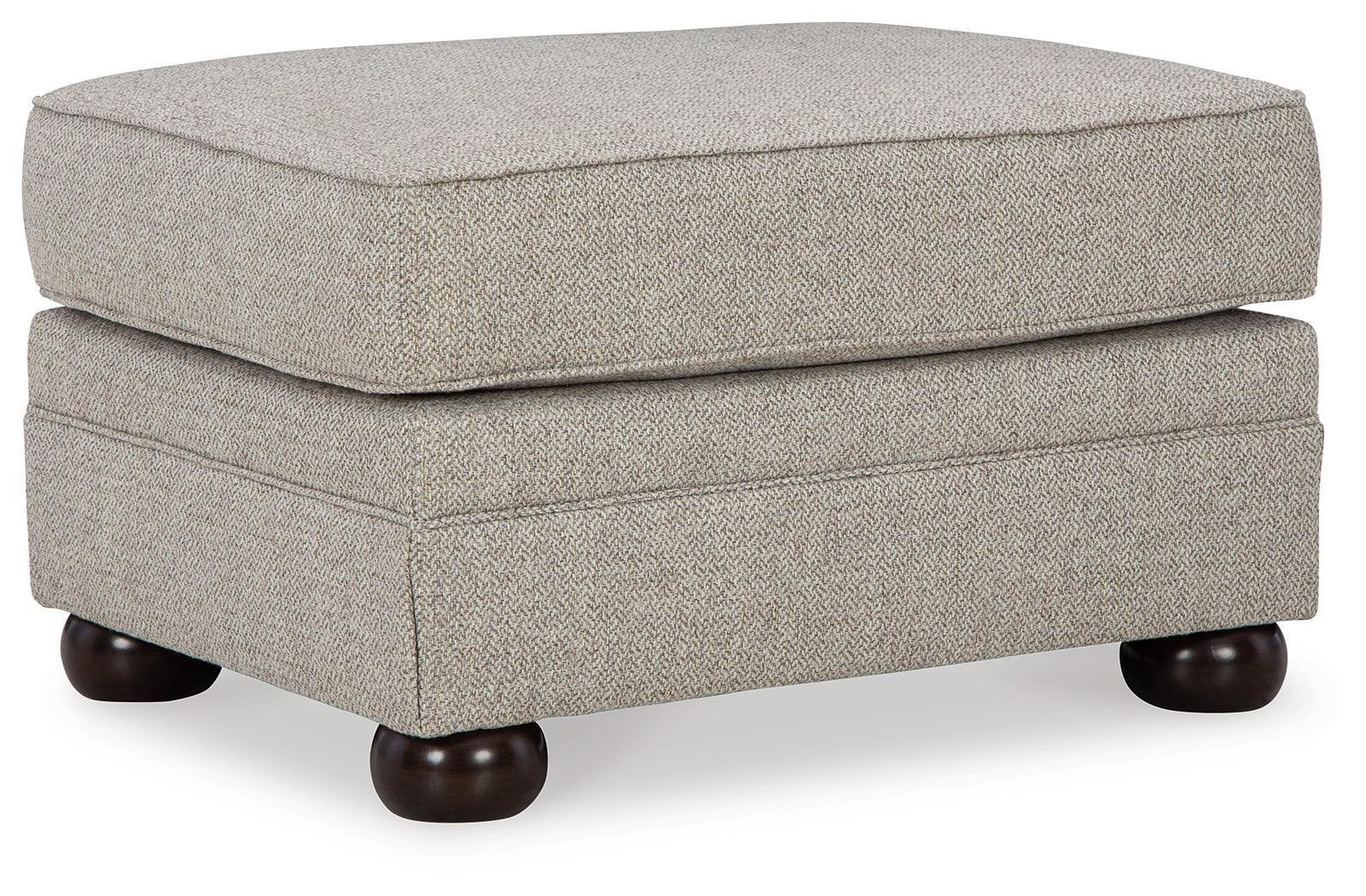 Gaelon Dune Chenille Ottoman - Image 2