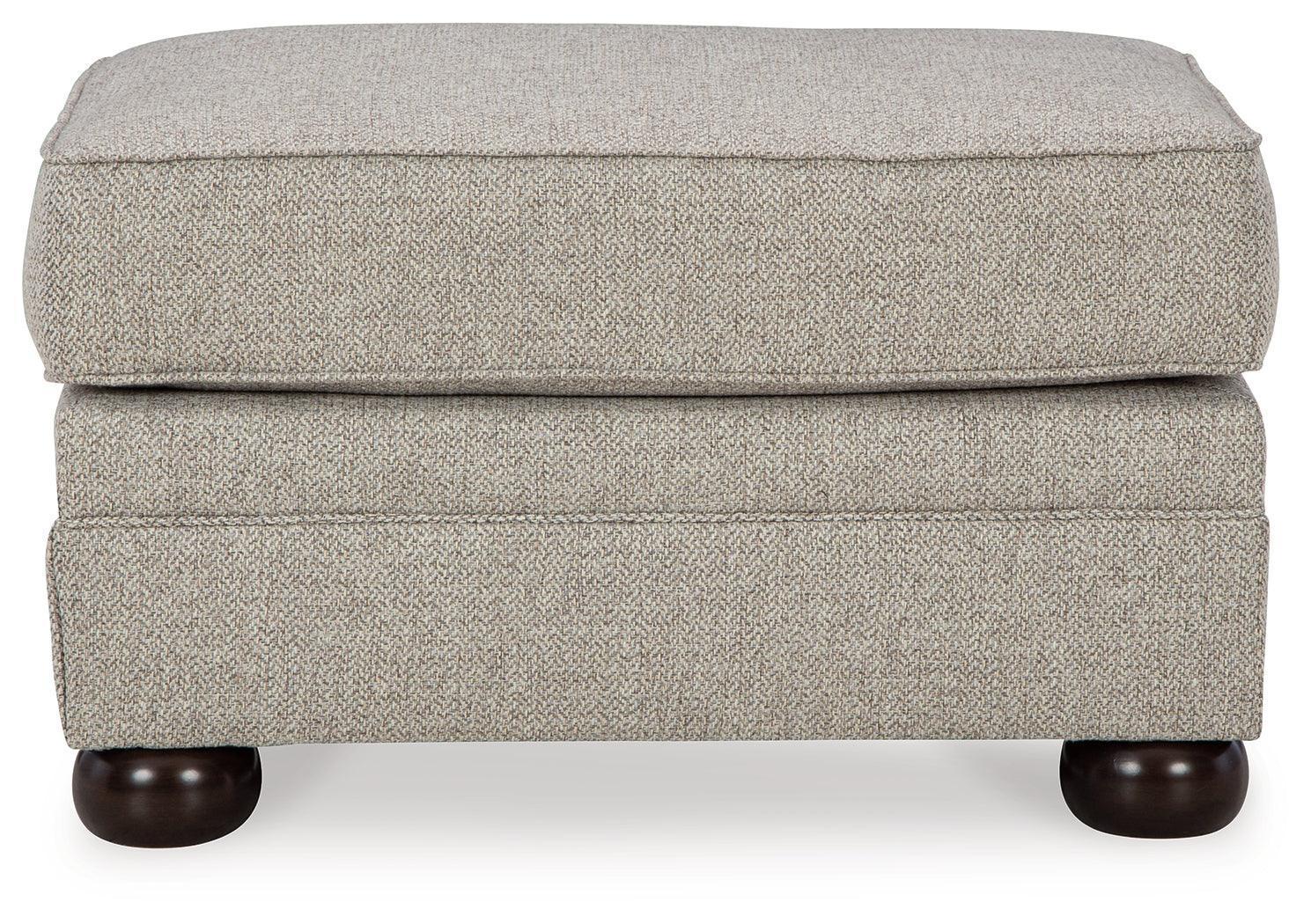 Gaelon Dune Chenille Ottoman - Image 3