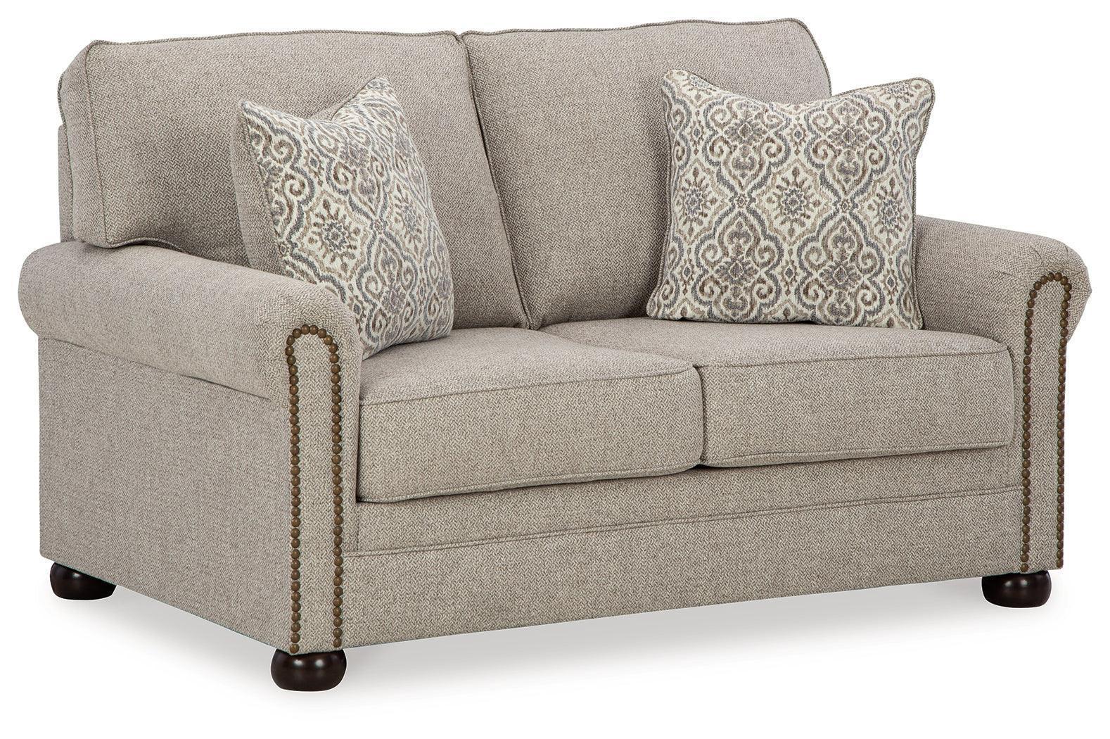 Gaelon Dune Chenille Loveseat - Image 2
