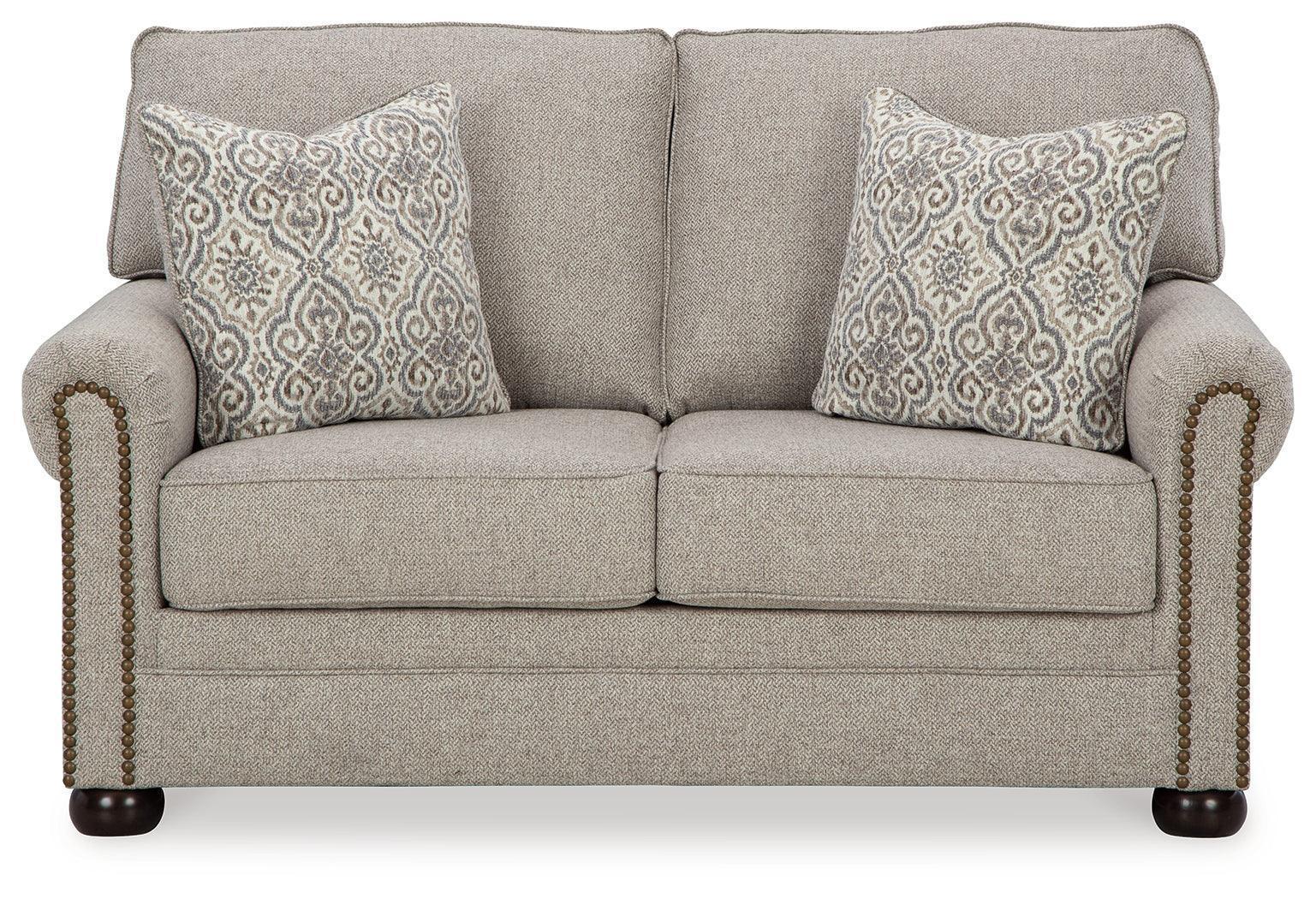 Gaelon Dune Chenille Loveseat - Image 3