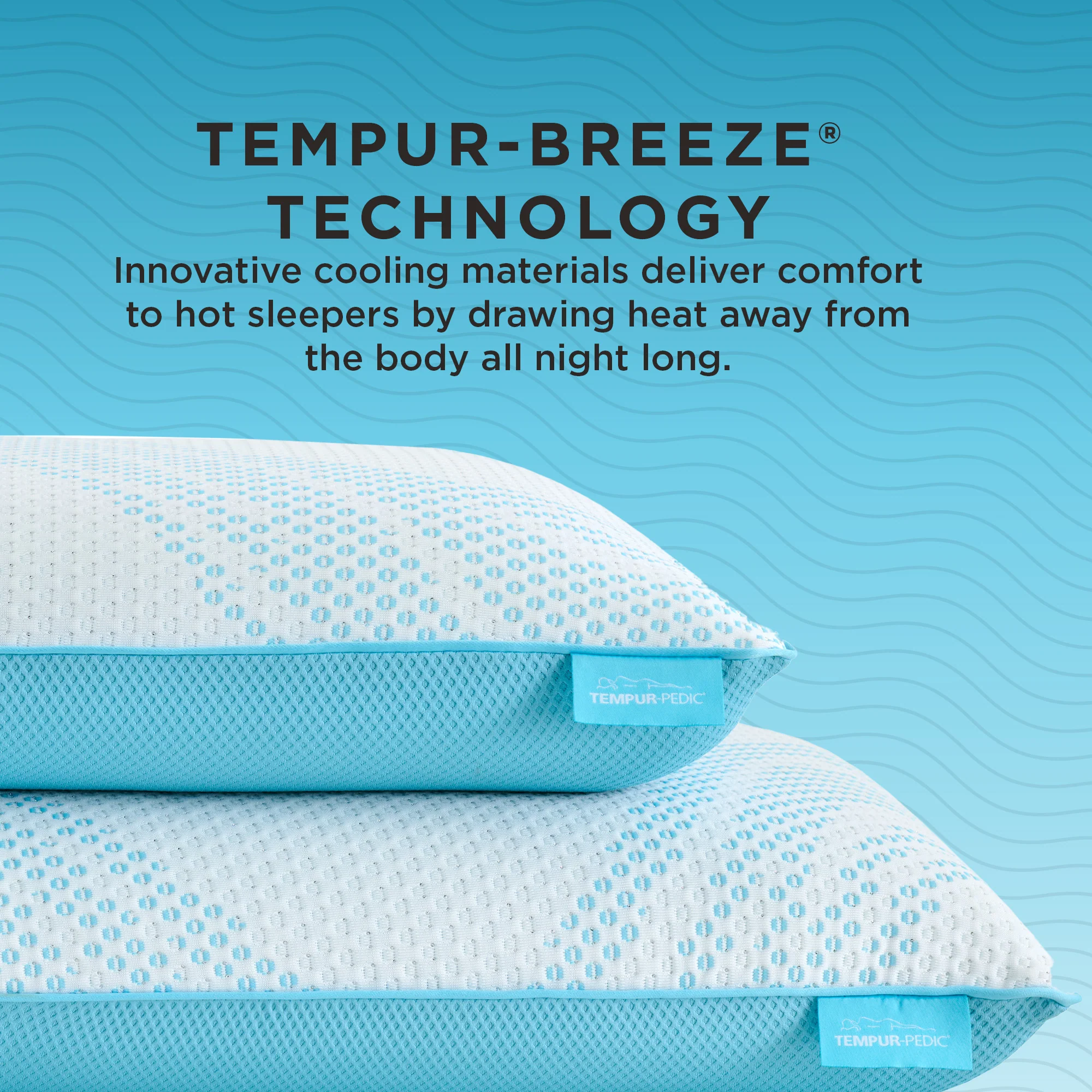 Tempur-Pedic® TEMPUR-Breeze® ProLo Pillow - Image 3