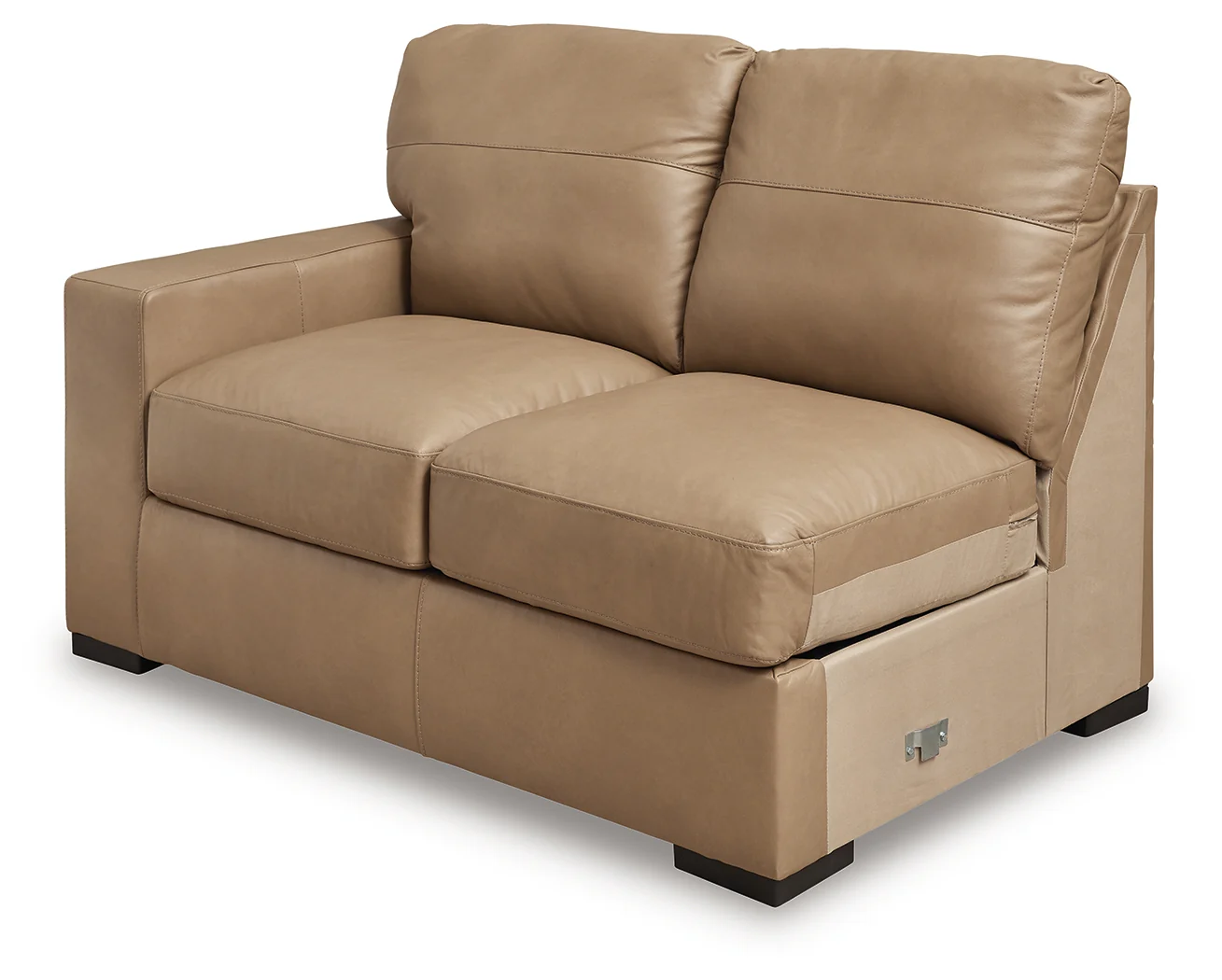 Bandon Toffee Leather 3-Piece Sectional - Image 3