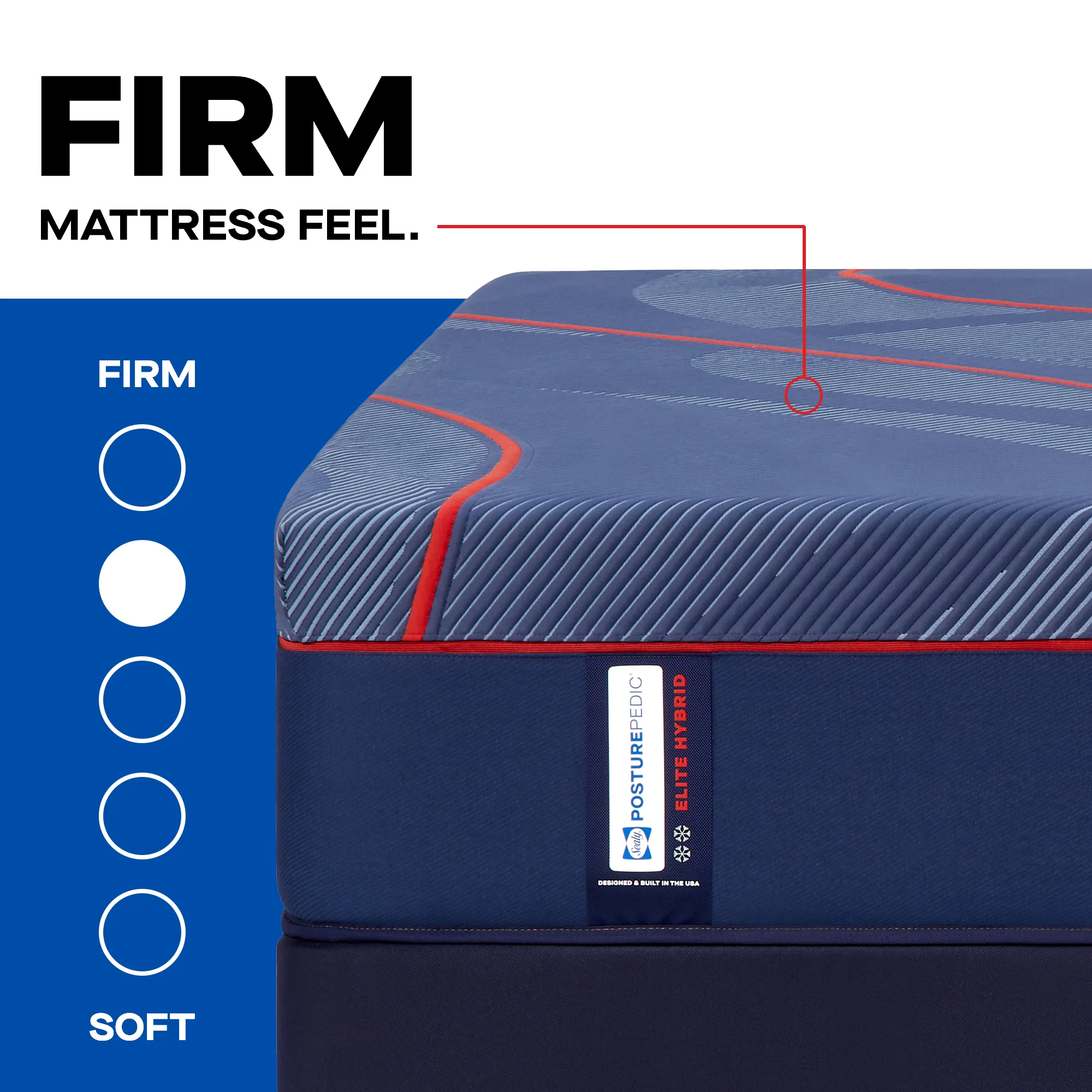 Sealy Posturepedic® Elite Hybrid Firm Mattress - Image 2