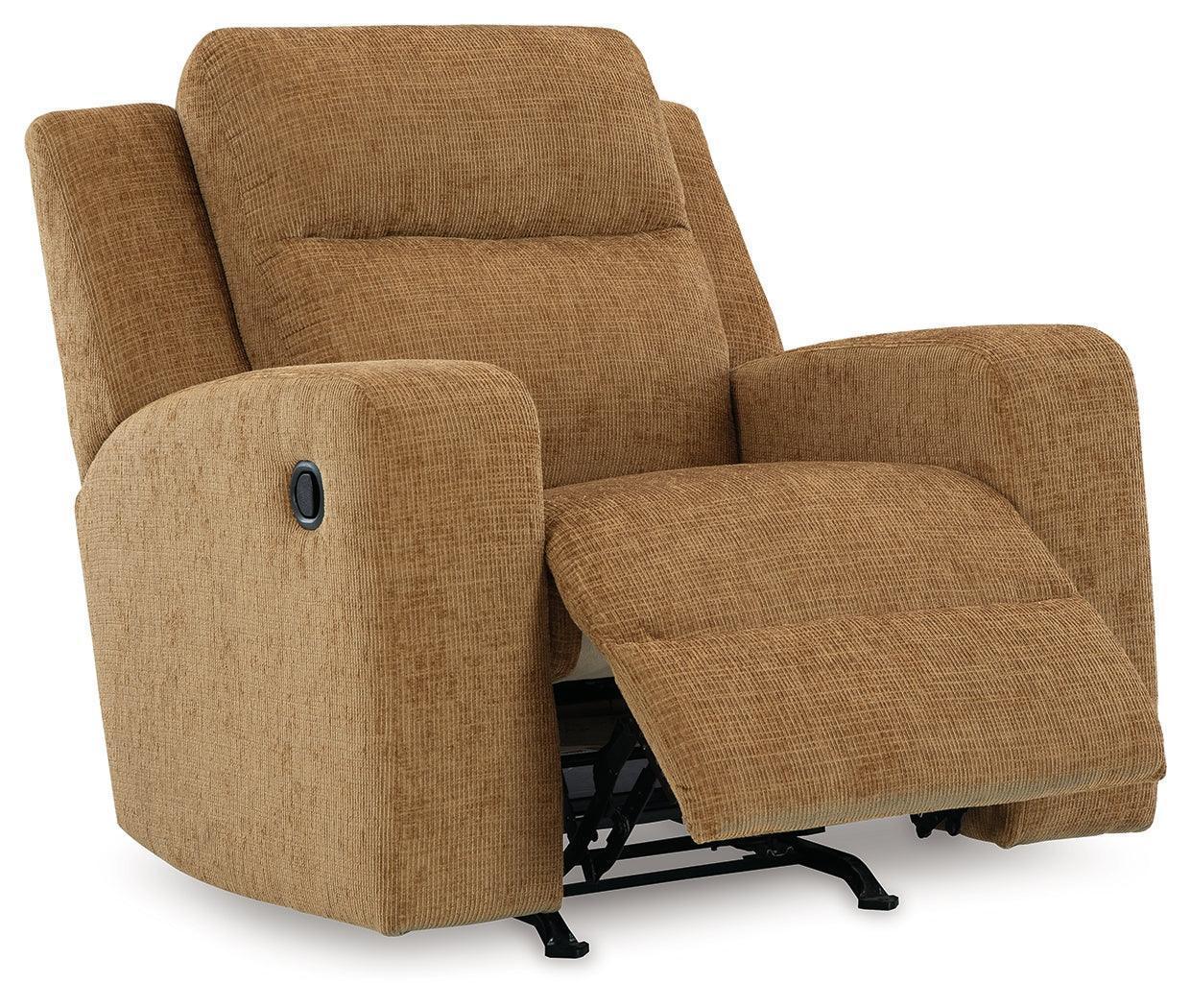 Kanlow Honey Chenille Recliner - Image 3