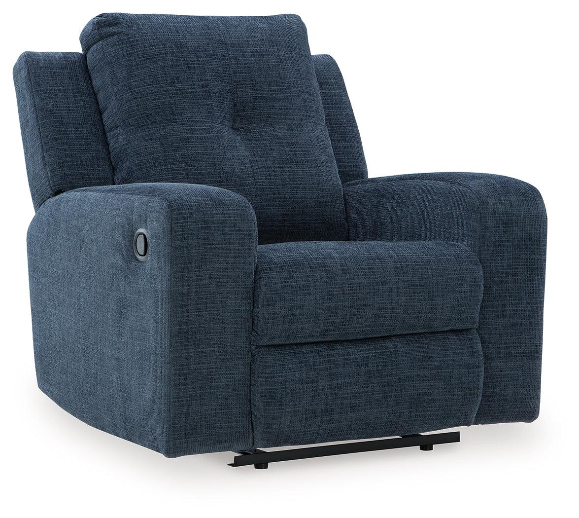 Danum Ink Chenille Recliner - Image 2