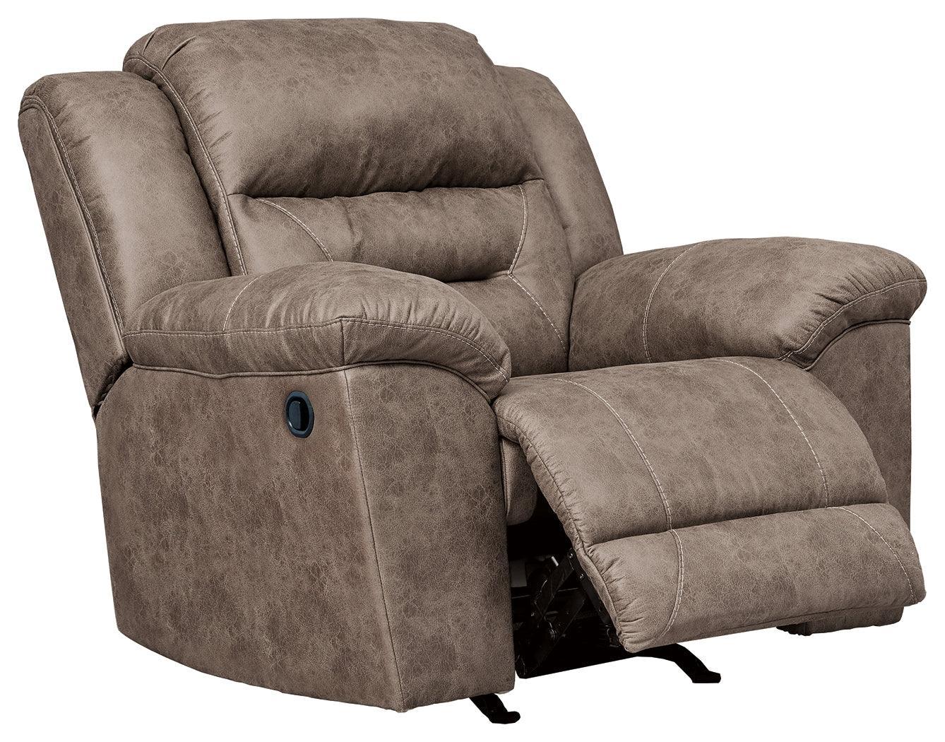 Stoneland Fossil Faux Leather Recliner - Image 3