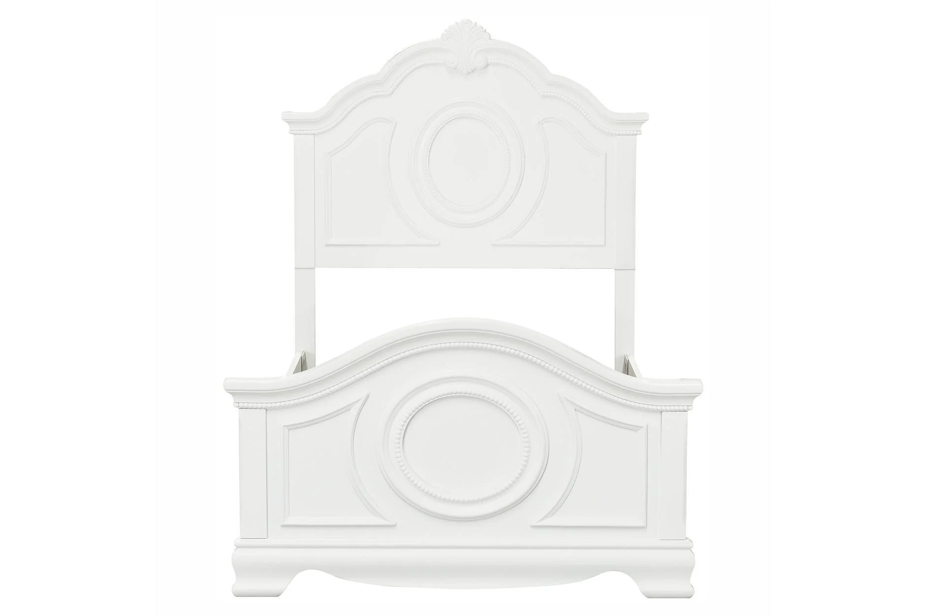 Lucida White Panel Bedroom Set - Image 3