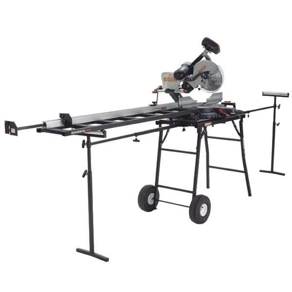 HD Miter Saw Stand – Model 2950 – Shown with Optional Support Wing and Side Stop Systems