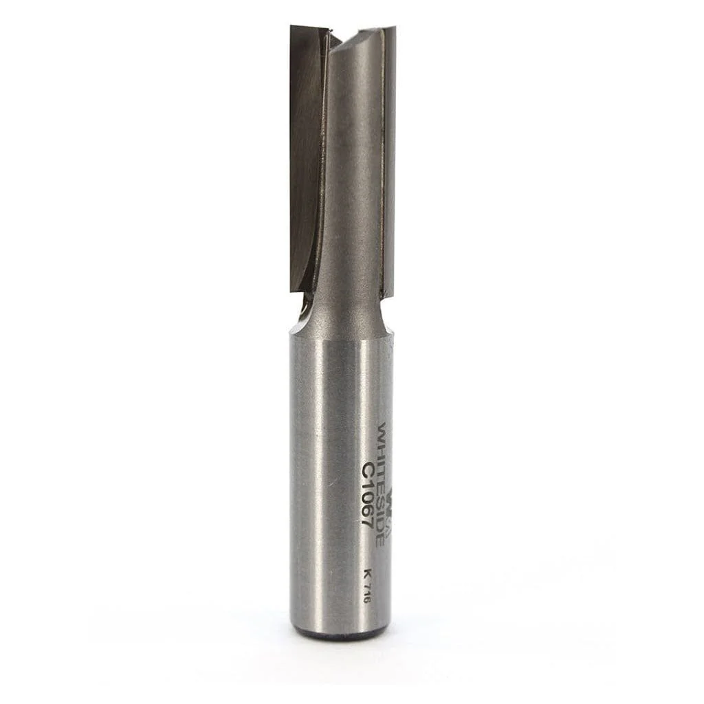 Double Flute Straight Cut CNC Router Bit - 1/2" SH - Image 1