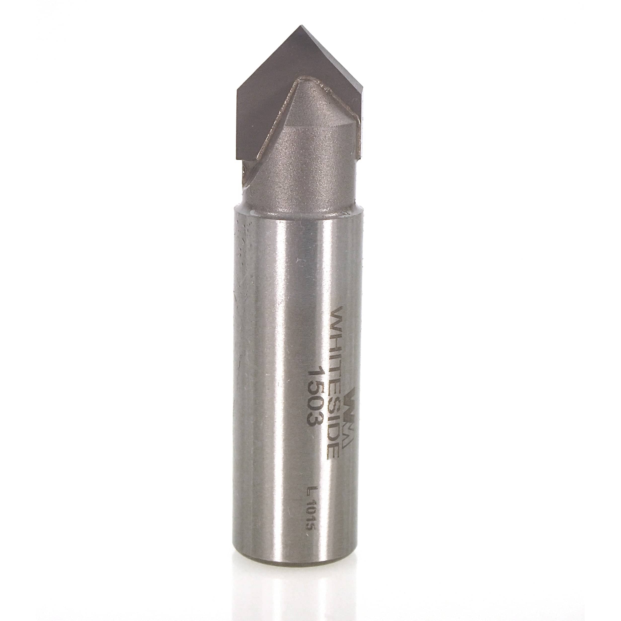 1503 V Groove Router Bit 1/2″ SH 1/2″ D X 1/4″ P X 2″ OL