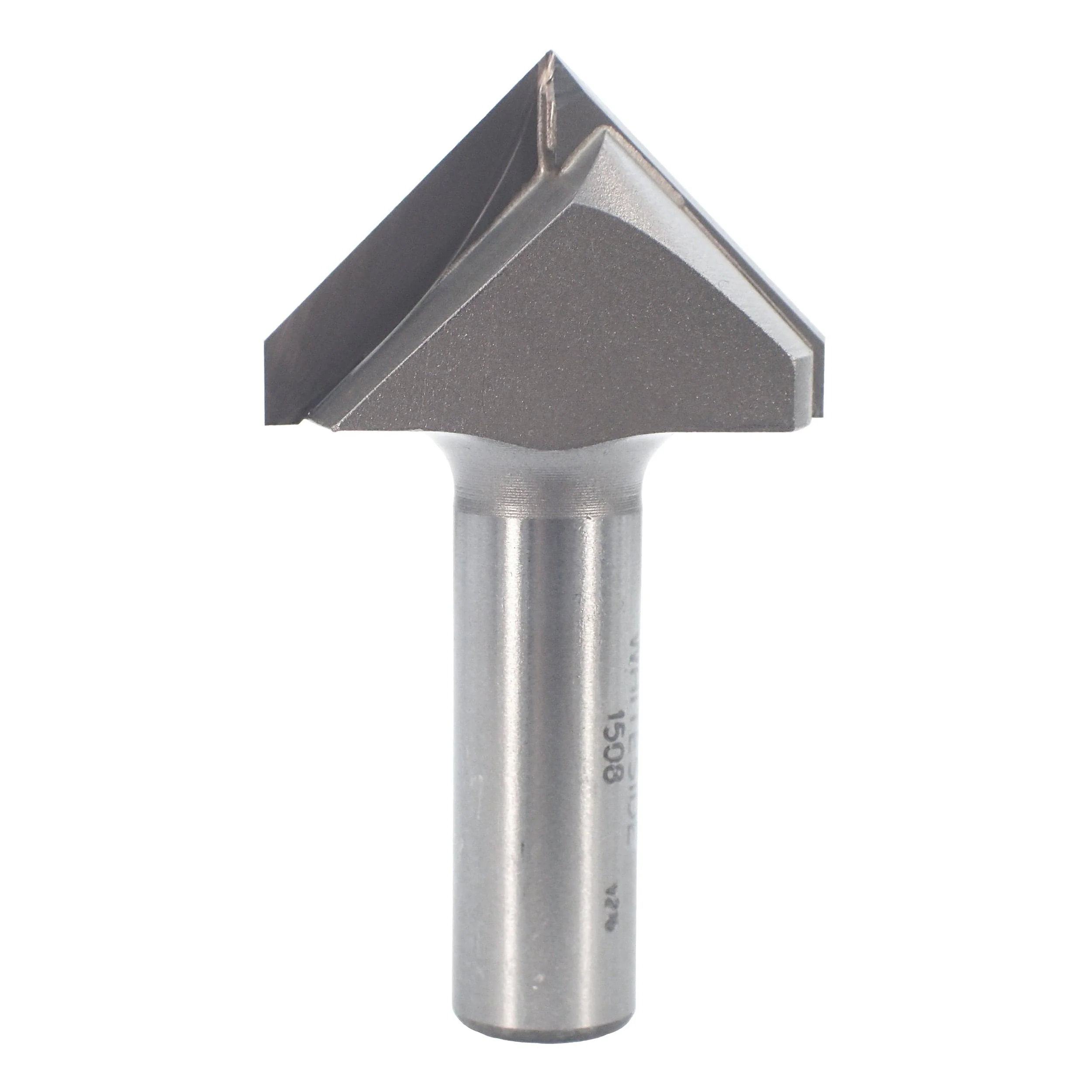 1508 V Groove Router Bit 1/2″ SH 1-1/2″ D X 3/4″ P X 2-3/4″ OL