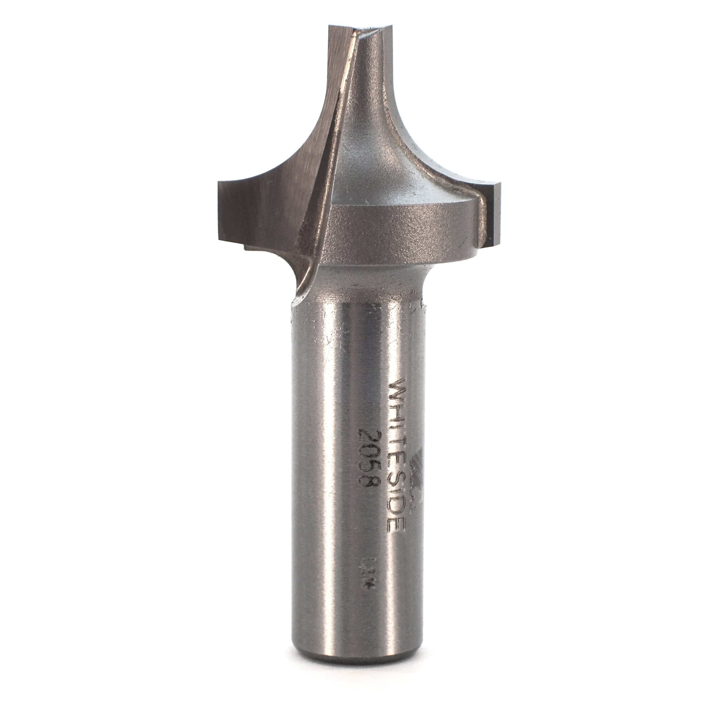2058 Plunge Roundover Router Bit 1/2″ SH X 3/8″ R X 1″ A X 1/4″ B 9/16″ C 2-1/4″ OL