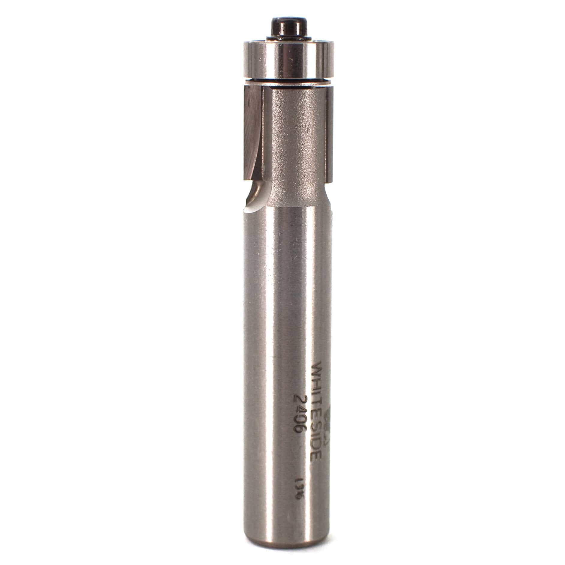 Two Flute Flush Trim Router Bit with Double Bearing – 1/2″ SH