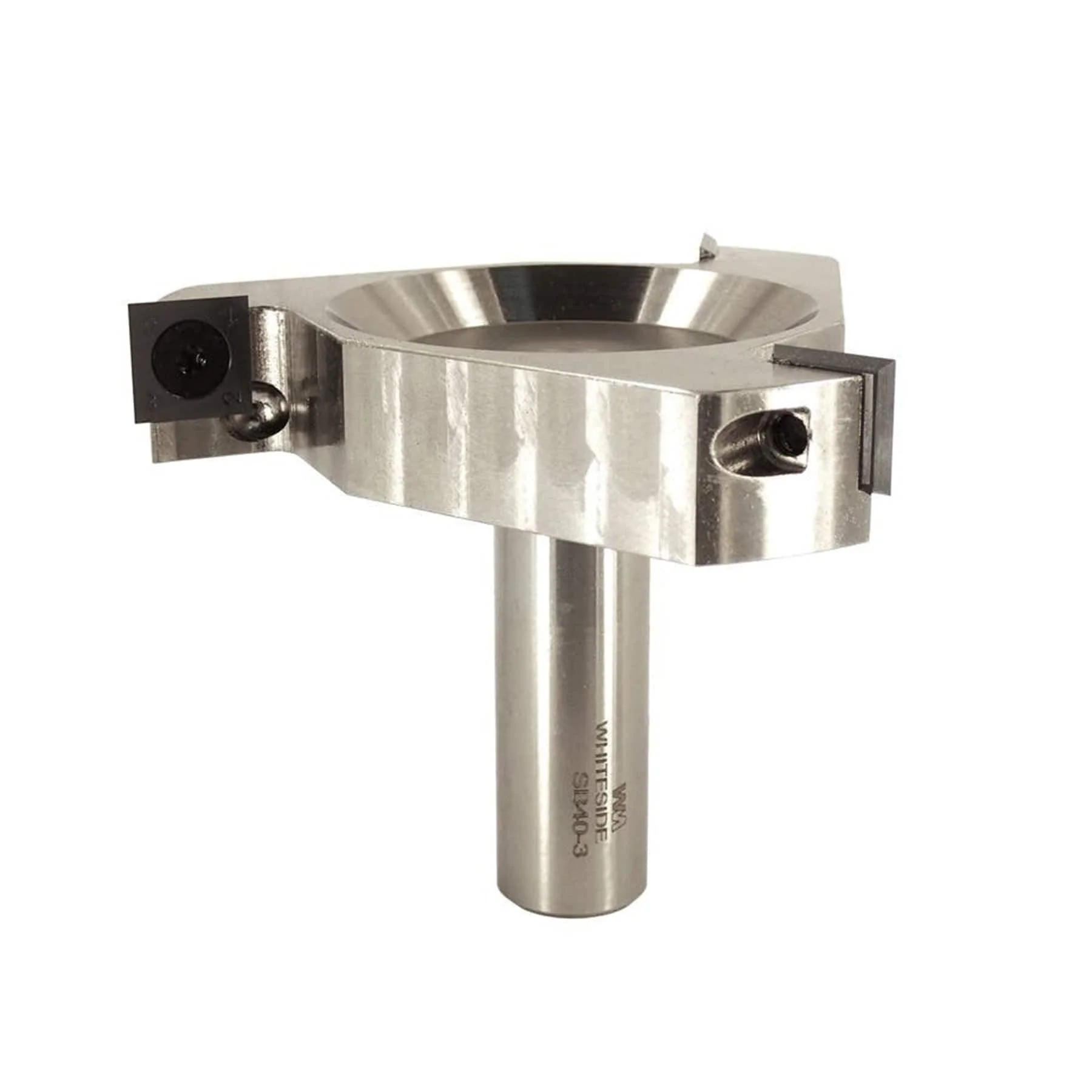 CNC Spoilboard Cutter Straight 4" D 3/4" SH 3 Wing - Image 1