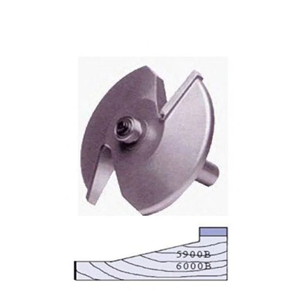 5900B 2-Wing Large Raised Panel Router Bit 3-1/4″ D, Straight