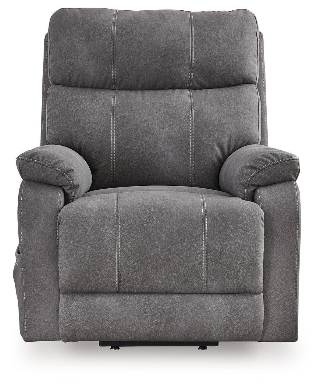 Next-Gen Durapella Slate Microfiber Power Lift Recliner - Image 3