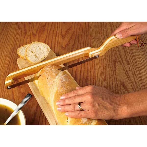 Woodworking Project Paper Plan to Build Slice and Serve Bread Knife - Image 1