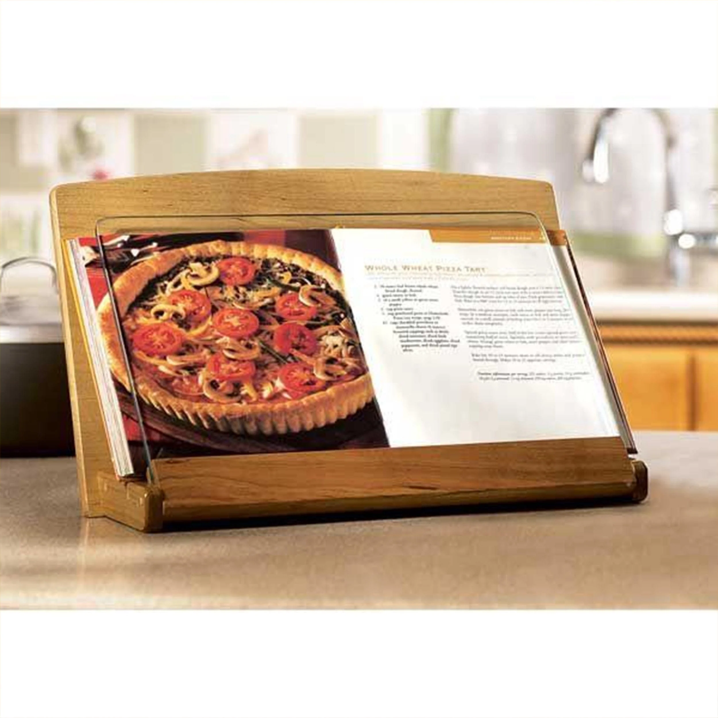 Downloadable Woodworking Project Plan to Build Cookbook Holder - Image 1