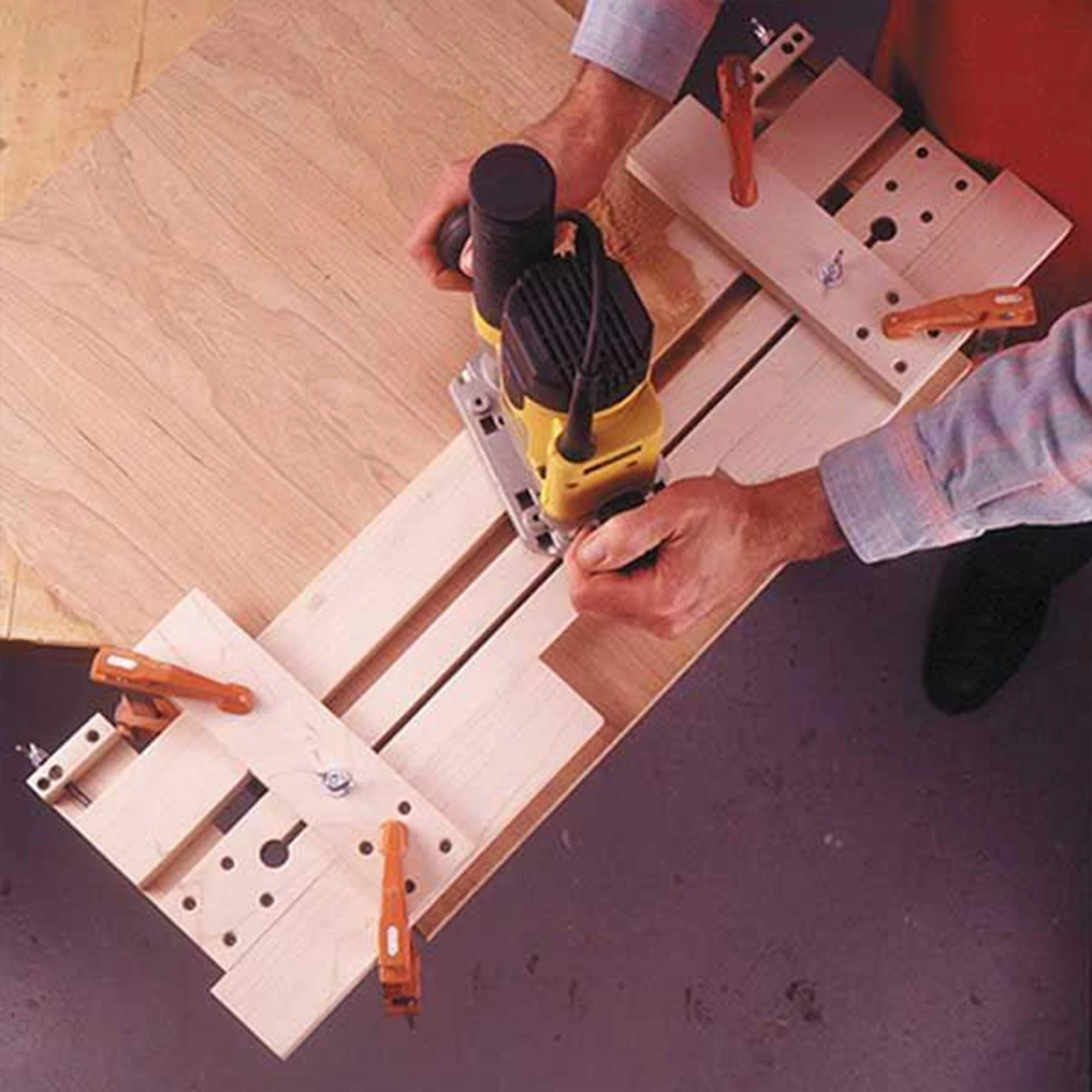 Downloadable Woodworking Project Plan to Build Fail-Safe Router Jig - Image 1
