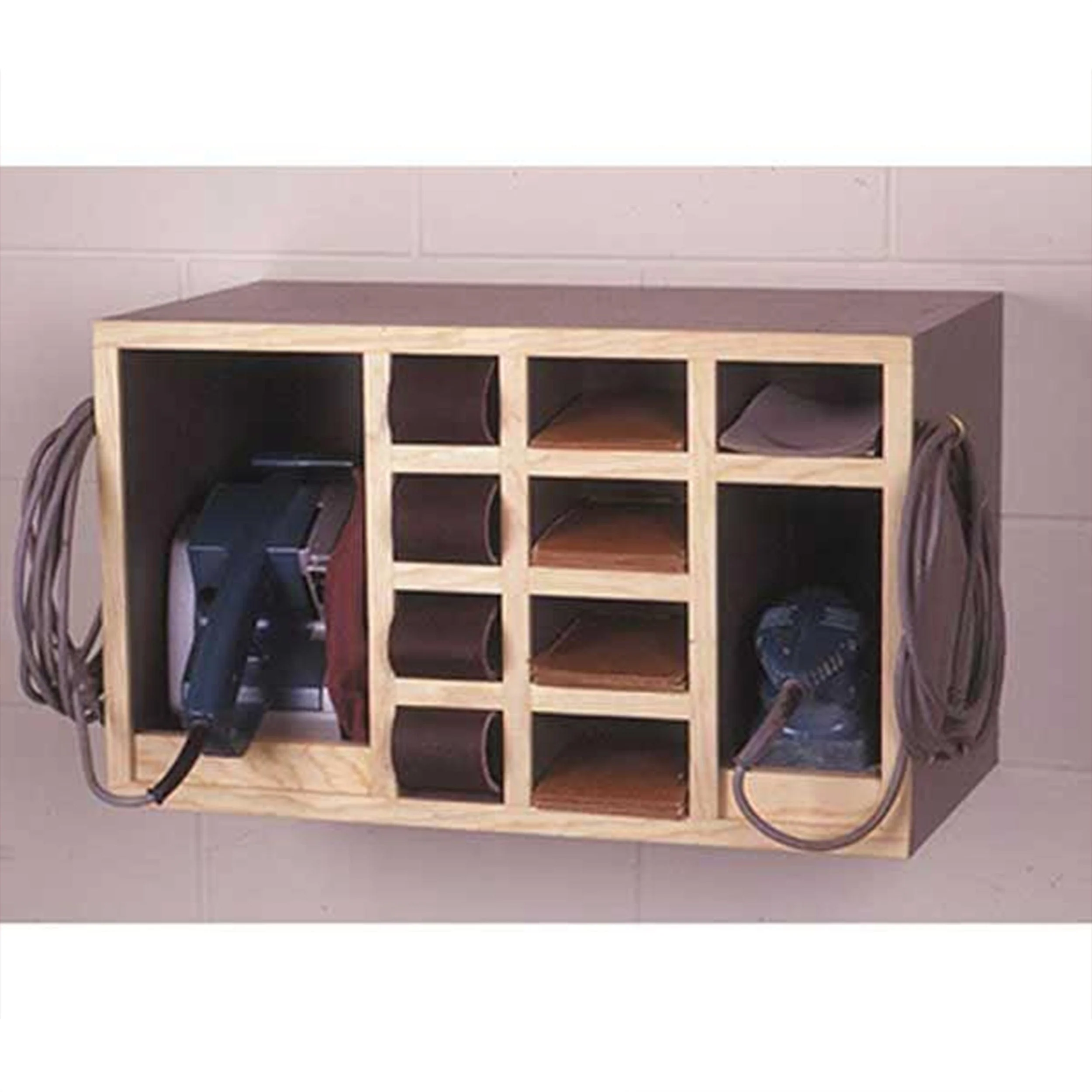 Downloadable Woodworking Project Plan to Build All-In-One Sander Cabinet - Image 1
