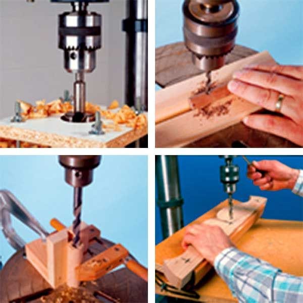 Woodworking Project Paper Plan to Build Seven Drill-Press Jigs - Image 1