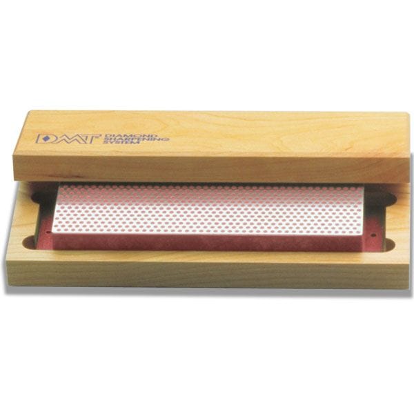 8" Diamond Whetstone Sharpener with Hardwood Box - Extra-Coarse - Image 1