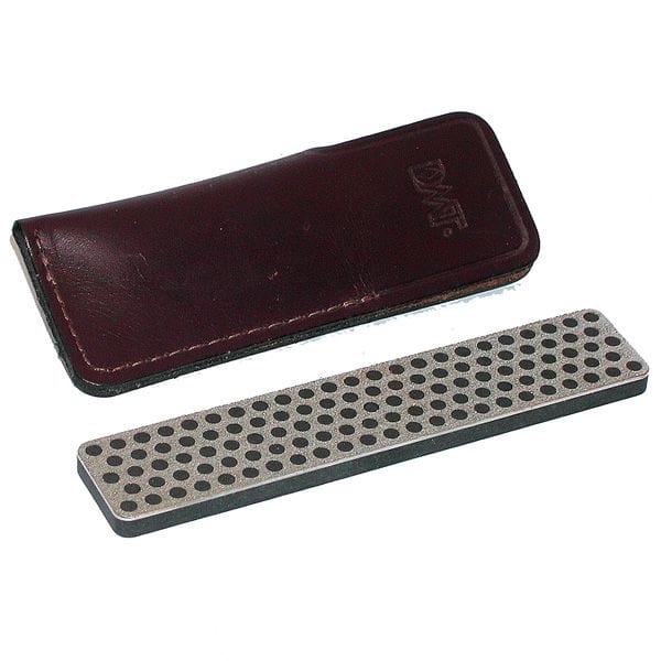 4″ Diamond Whetstone Sharpener with Leather Sheath – Extra-Coarse