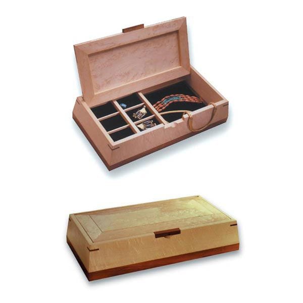 Woodworking Project Paper Plan to Build Beveled Beauty Jewelry Box - Image 1