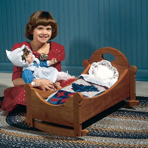 Woodworking Project Paper Plan to Build Sweet-Dreams Doll Cradle - Image 1
