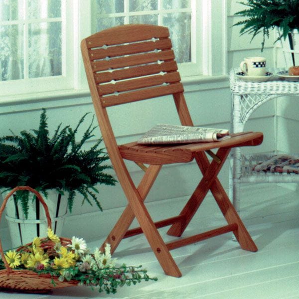Woodworking Project Paper Plan to Build Folding Chair - Image 1