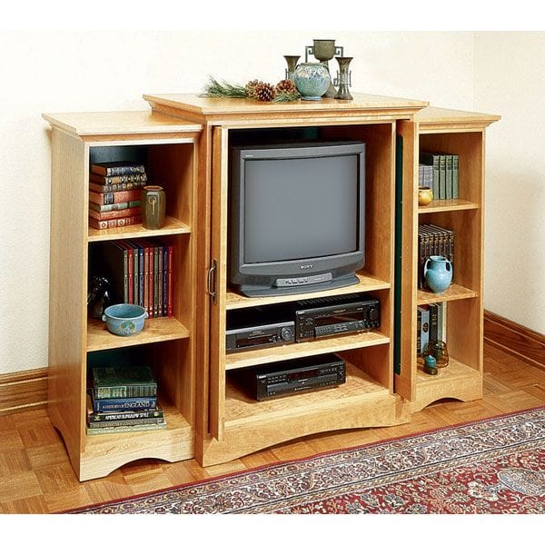 Woodworking Project Paper Plan to Build Extravaganza Entertainment Center - Image 1
