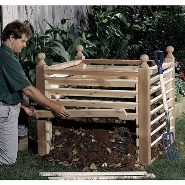 Woodworking Project Paper Plan to Build Compost Crib - Image 1