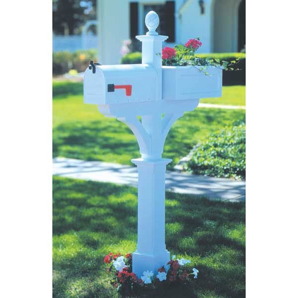 Woodworking Project Paper Plan to Build Mailbox Planter - Image 1