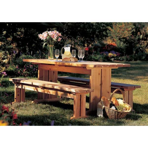 Woodworking Project Paper Plan to Build Best-Yet Picnic Set - Image 1