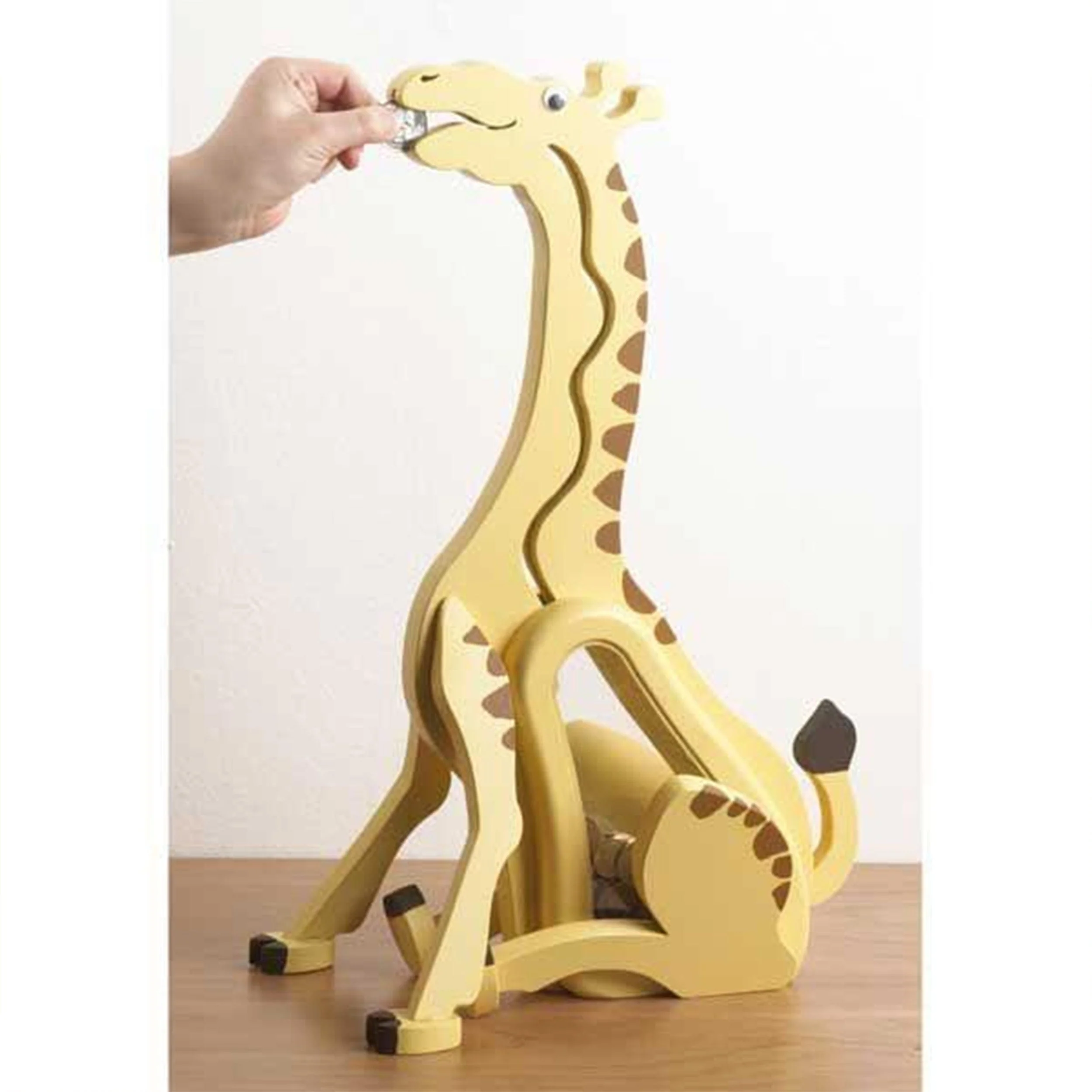 Downloadable Woodworking Project Plan to Build Money-Hungry Giraffe Bank - Image 1