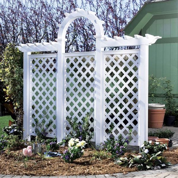 Woodworking Project Paper Plan to Build Arched Trellis - Image 1