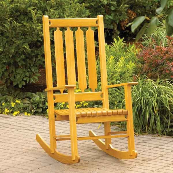 Woodworking Project Paper Plan to Build Classic Rocker - Image 1