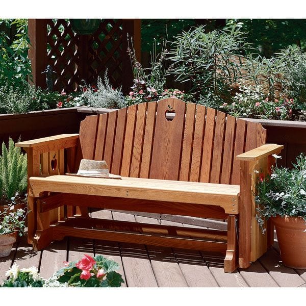 Woodworking Project Paper Plan to Build Porch Glider - Image 1