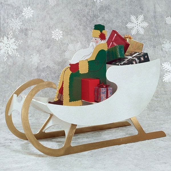 Woodworking Project Paper Plan to Build Sleigh For Saint Nick - Image 1