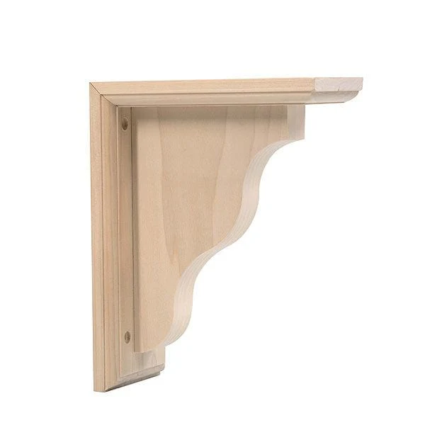 Hardwood Corbel, 3-1/2″ W x 7″ D x 9″ H, Front Mount, Model CR370
