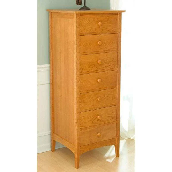 Woodworking Project Paper Plan to Build 7 Drawer Lingerie Chest - Image 1
