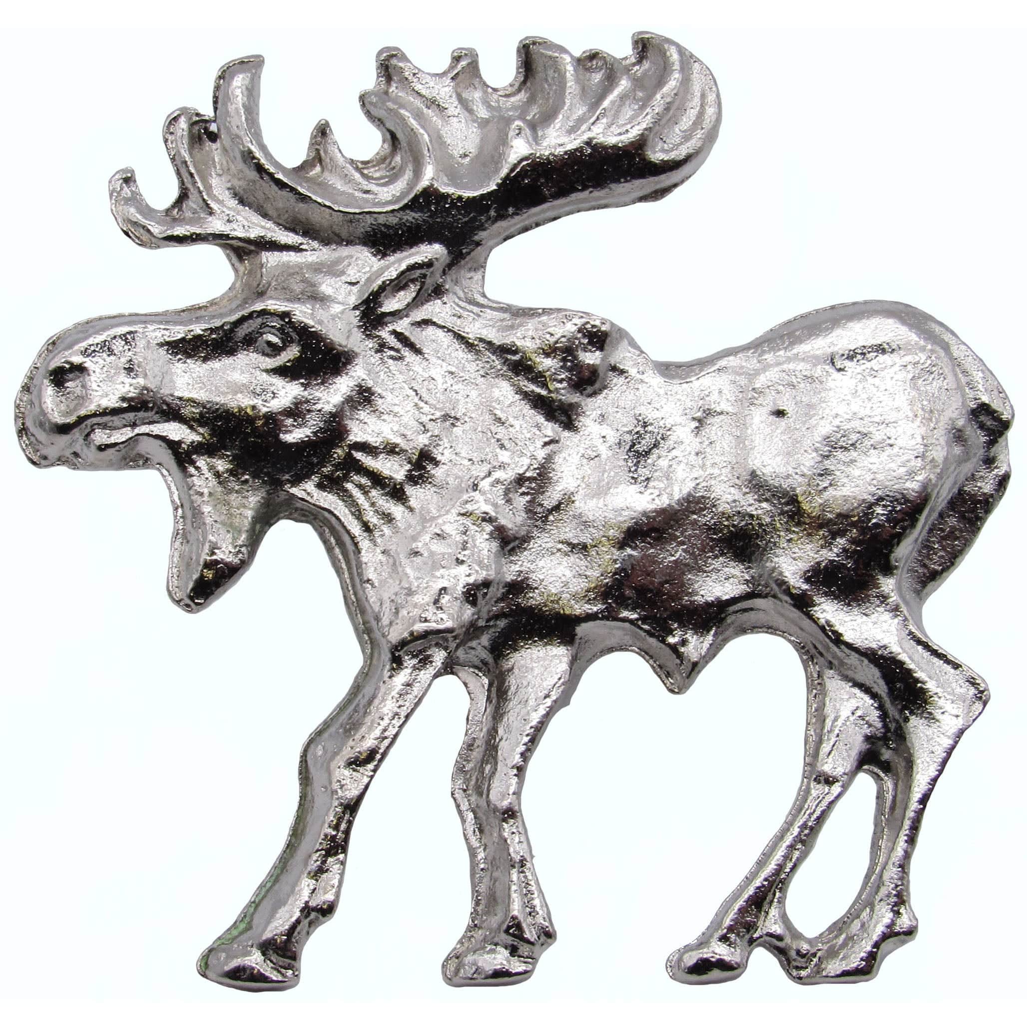 Walking Moose Pull, Left, Nickel Model 002N - Image 1