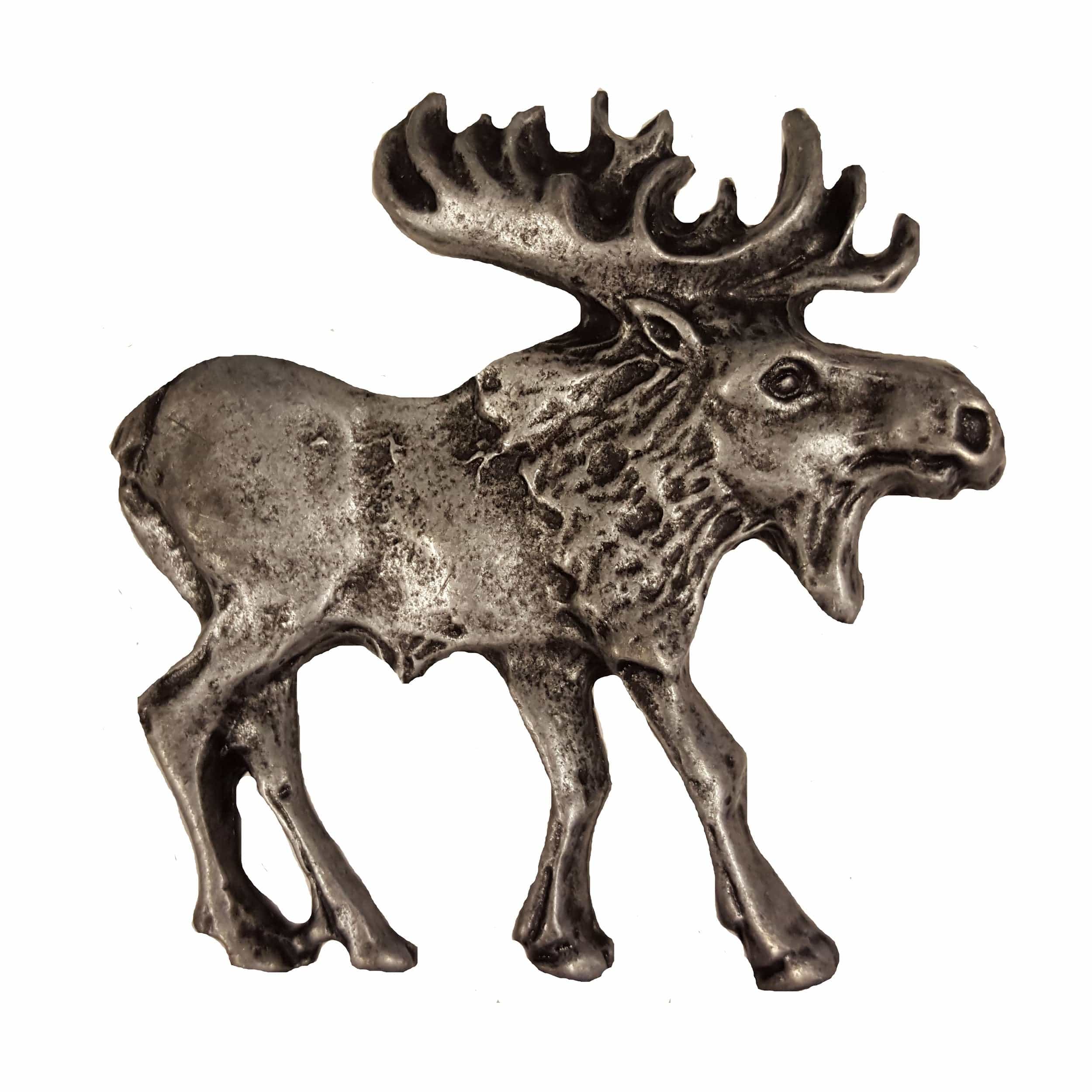 Walking Moose Pull, Right, Pewter, Model 183P - Image 1