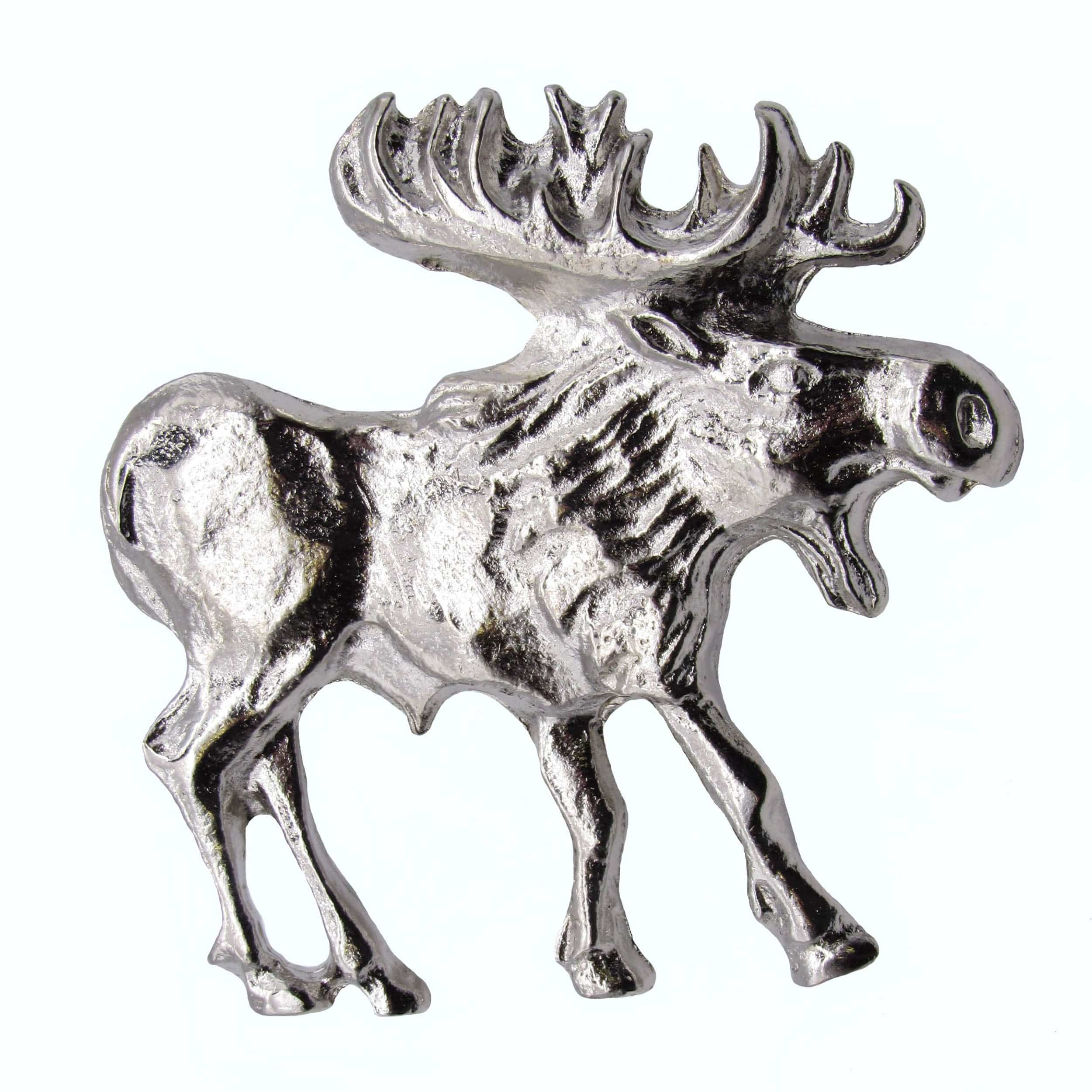 Walking Moose Pull, Right, Nickel, Model 183N - Image 1