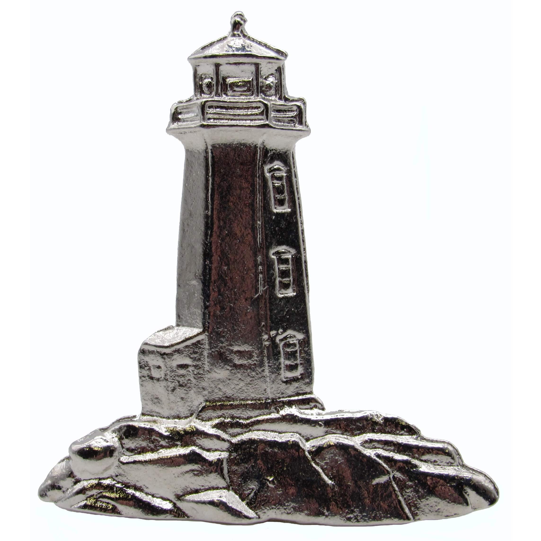 Stand Alone Lighthouse Pull, Nickel, Model 125N - Image 1