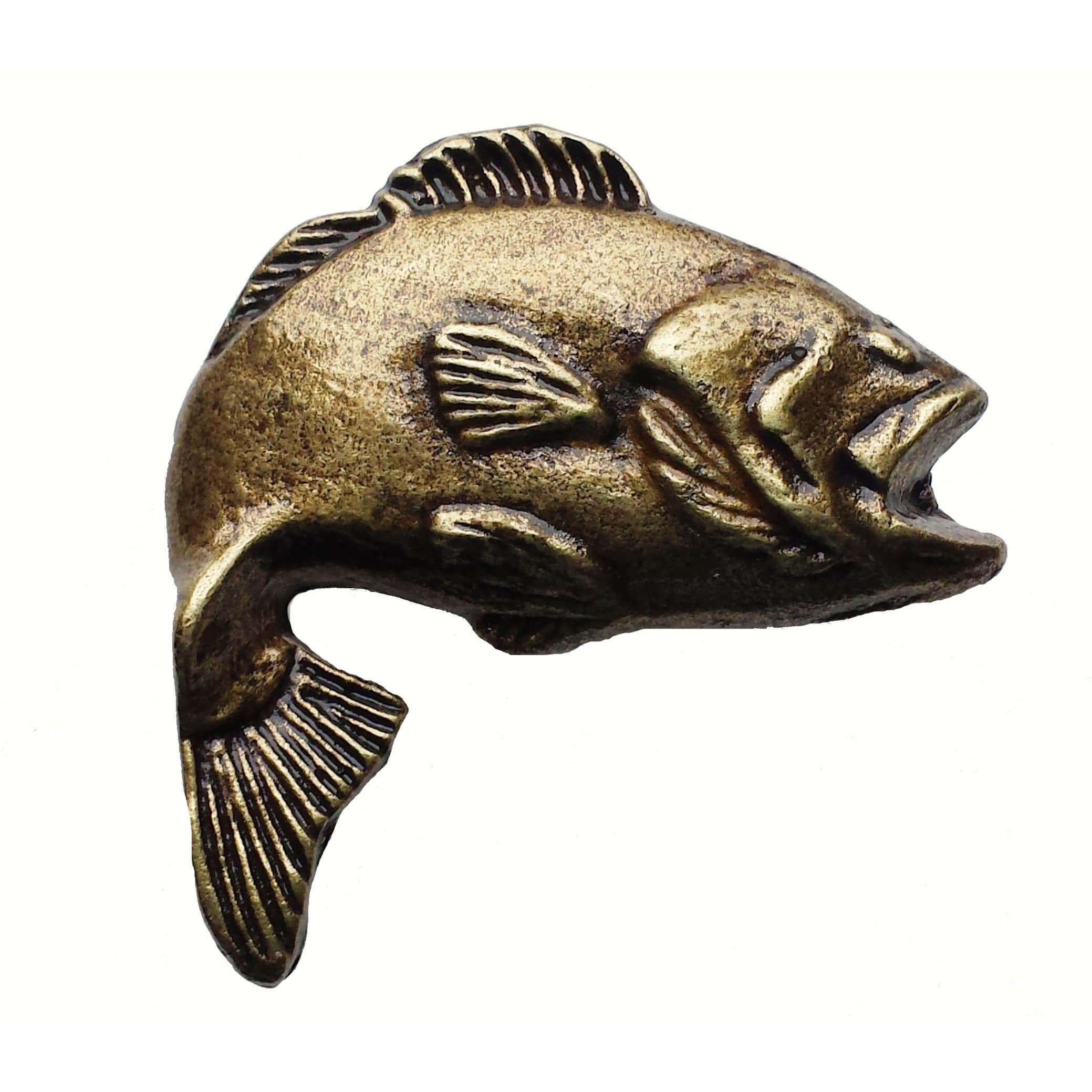 Big Bass Pull, Antique Brass, Model 151AB - Image 1