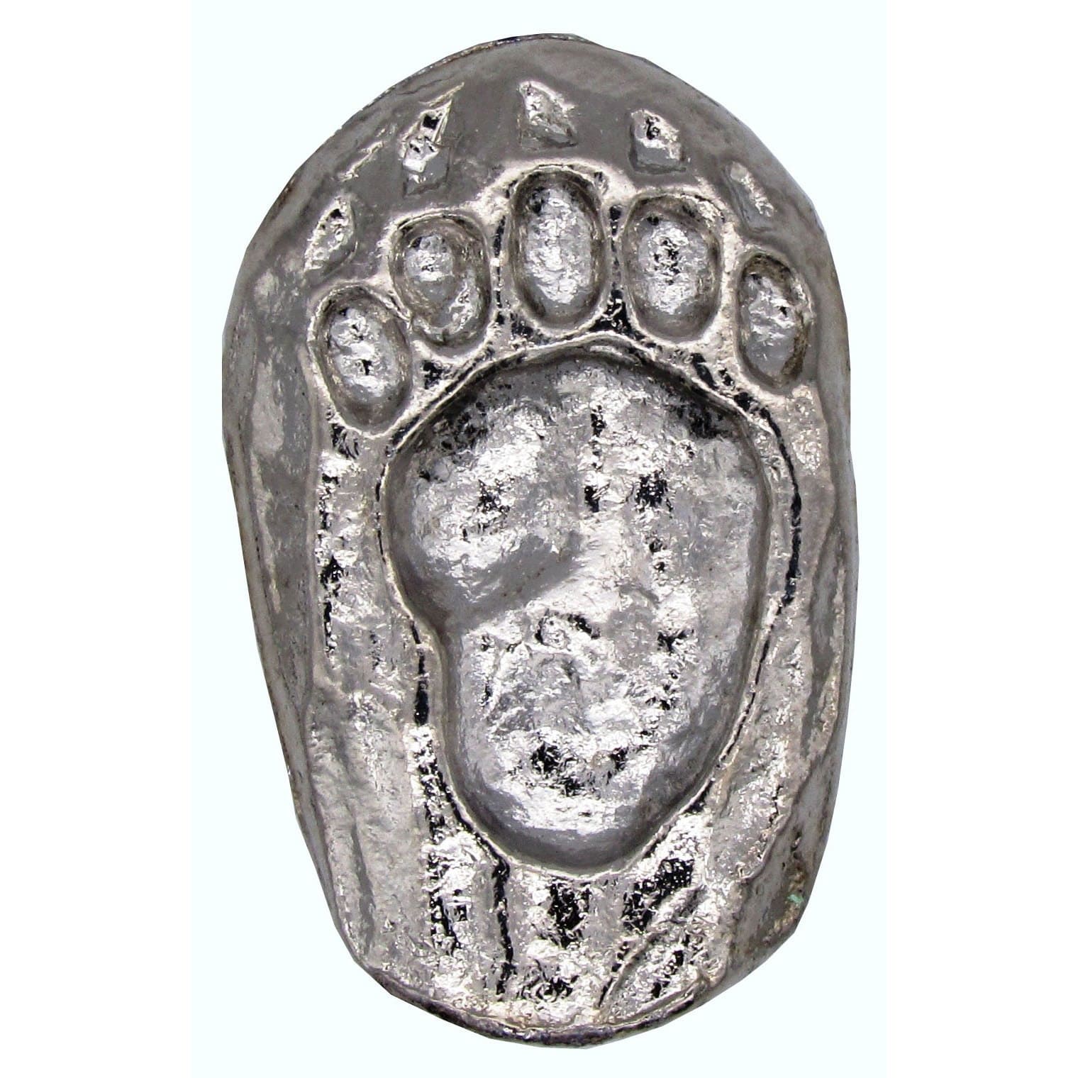 Single Bear Track Pull, Left, Nickel, Model 171N - Image 1