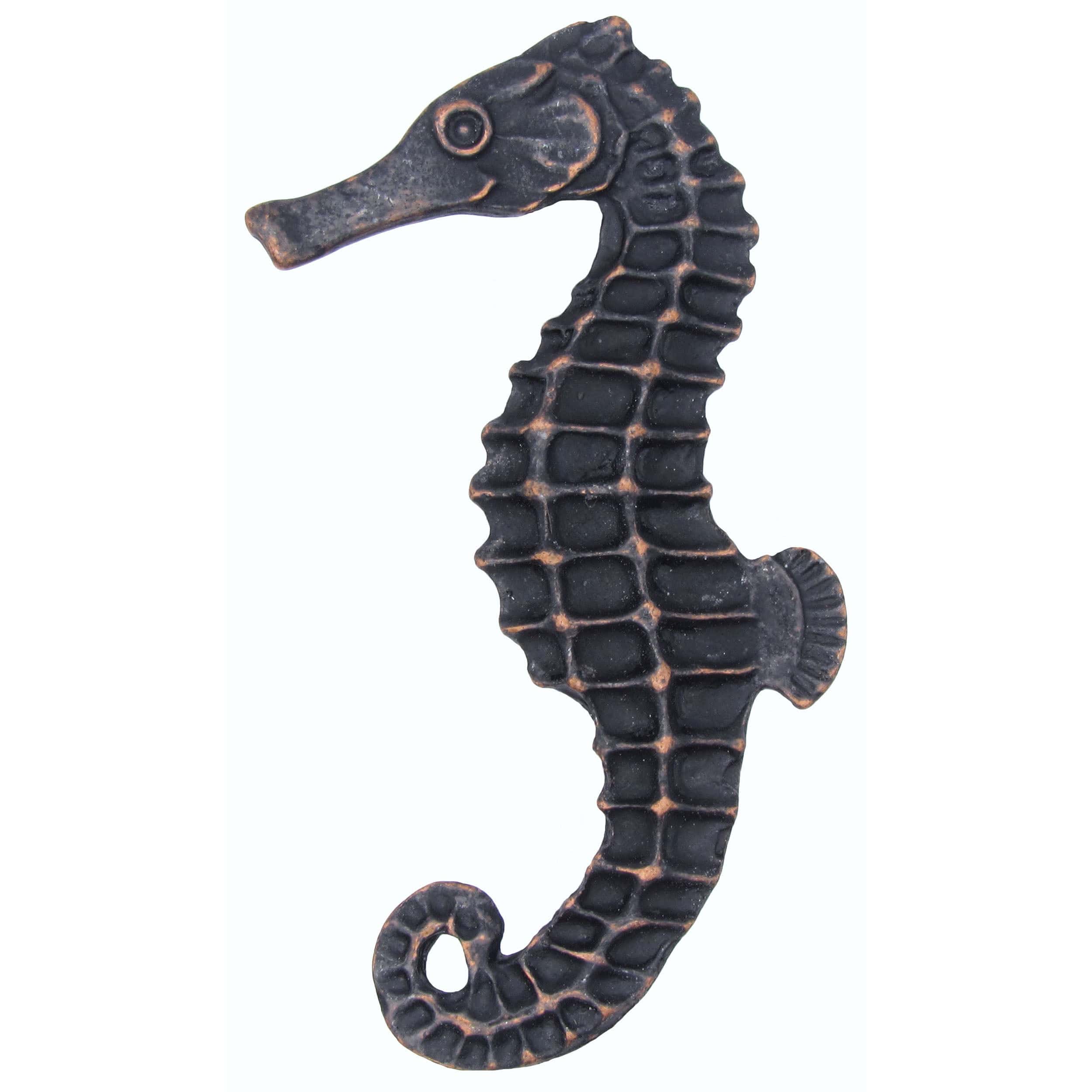 Large Seahorse Knob, Left, Oil Rubbed Bronze, Model 235ORB - Image 1