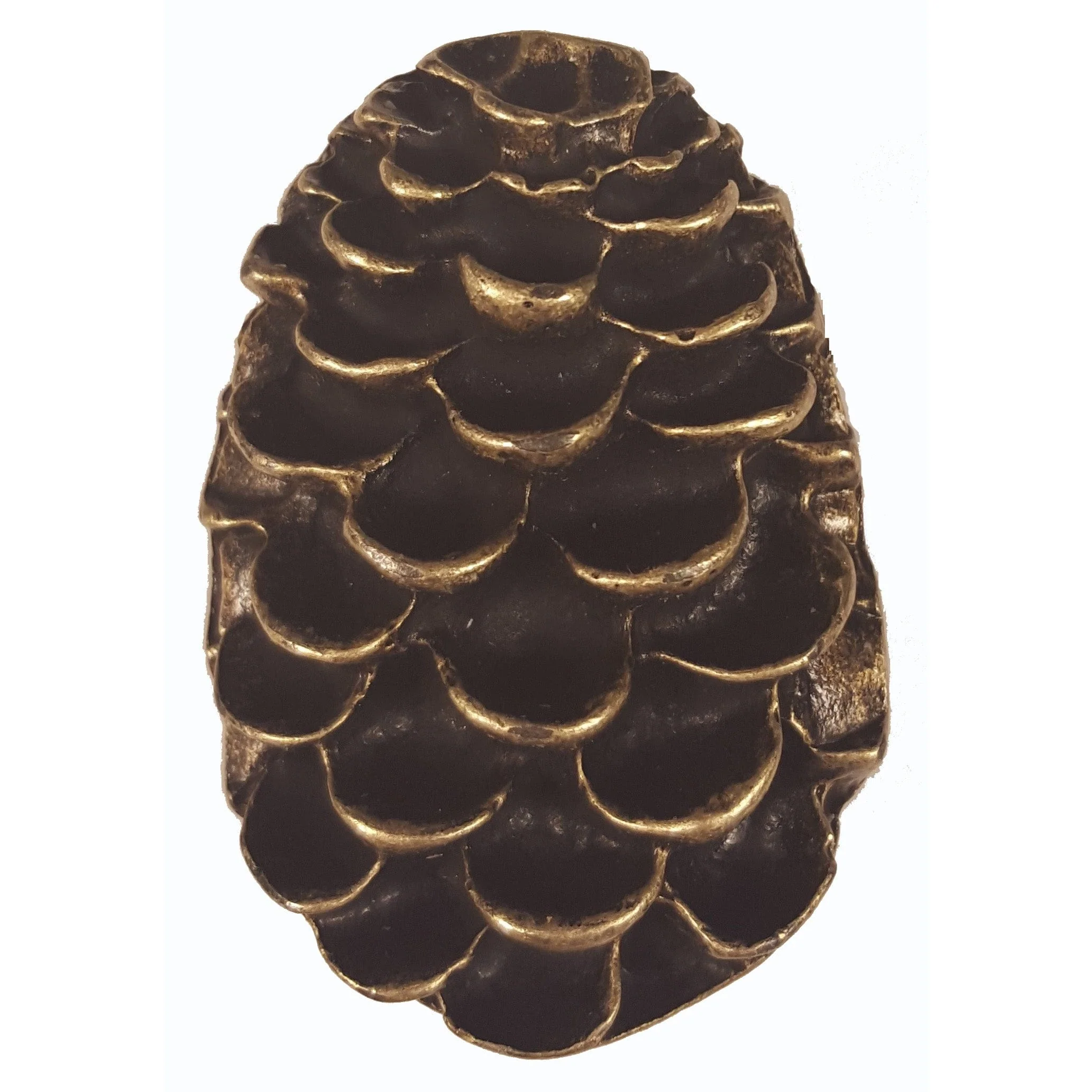 Pine Cone Pull, Antique Brass, Model 325AB